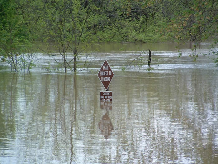 MKT trail flooding