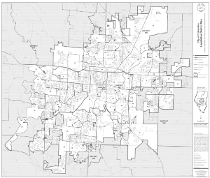 Downloadable City of Columbia District Map of Missouri Legislative Districts