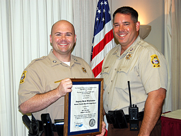 Deputy Mark Winchester, left, and Sheriff Dwayne Carey