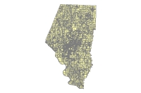 map sample of a Parcel Polygon Class