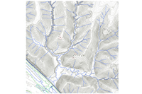 map sample of a Topographic and Planimetrics map