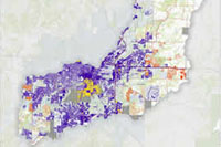 Hinkson Impervious Surfaces map