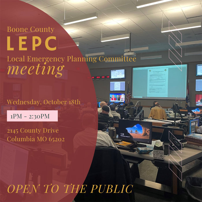 LEPC members prepare for the October 2023 meeting
