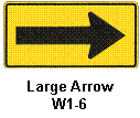 Large Arrow Sign