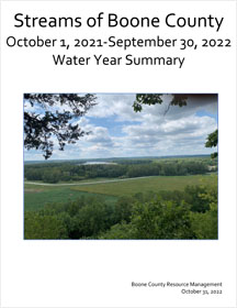 2021-2022 Water Year Summary cover page