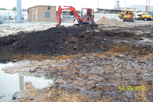 standing water causes soil erosion