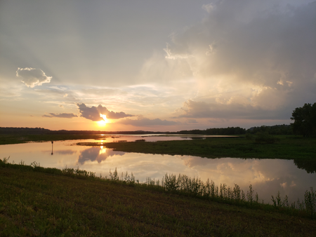 photo overlooking Eagle Bluff