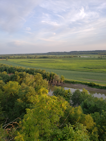 photo overlooking Perche Creek