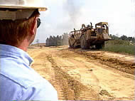 Inspector at a construction site